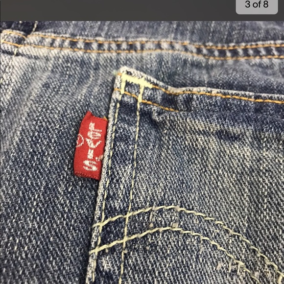 Levi's Red Tab Juniors Womens Size 7 Boho Hippie Prairie Denim Maxi Jean Skirt - Picture 8 of 8